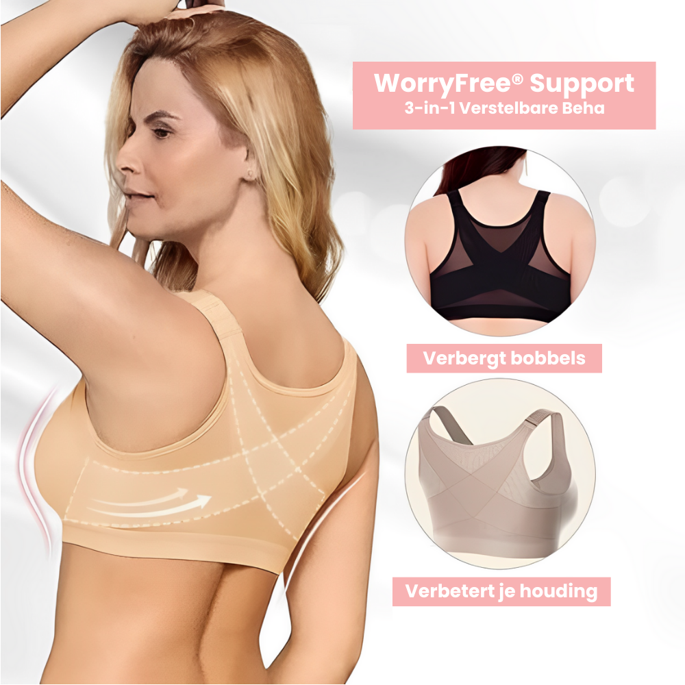 WorryFree® Support | 3-in-1 Adjustable Bra (2+1 Free)
